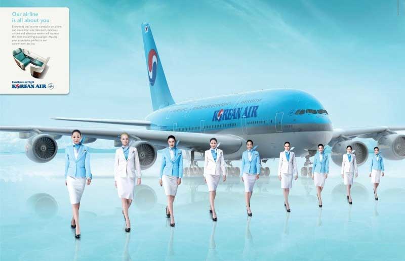 Du học Hàn Quốc ngành tiếp viên hàng không mang đến cơ hội việc làm với thu nhập khủng