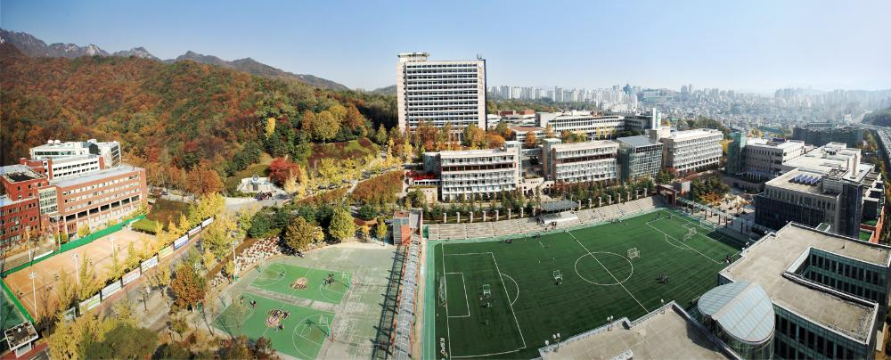 Toàn cảnh đại học Kookmin Hàn Quốc