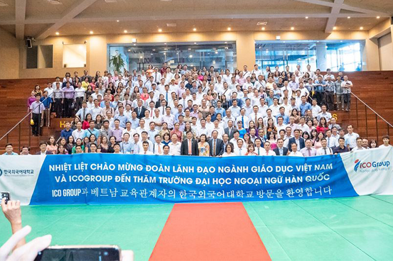 Đại học ngoại ngữ Hàn Quốc liên kết hợp tác rộng rãi