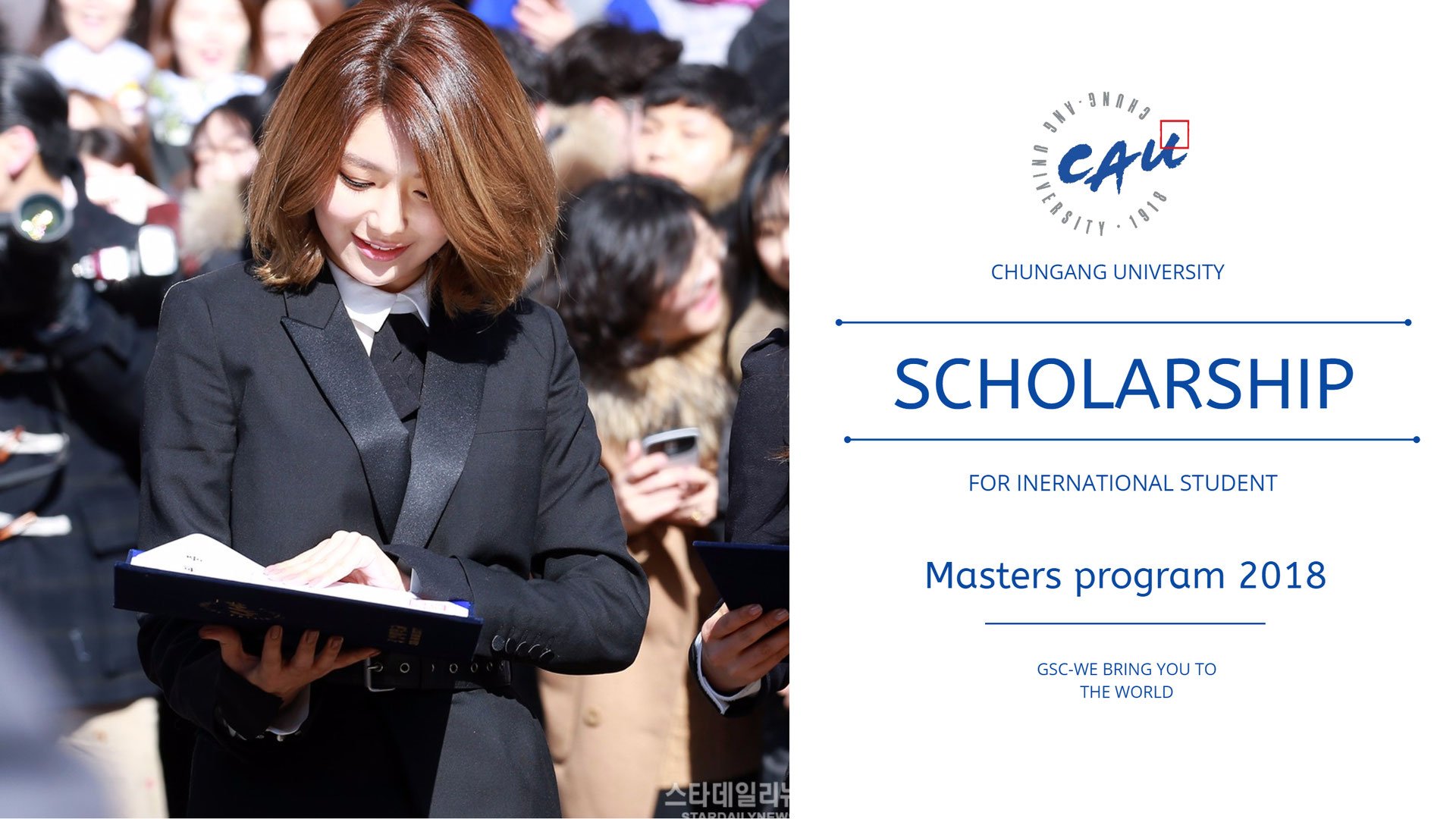 Học bổng Đại học Chung Ang dành cho sinh viên quốc tế