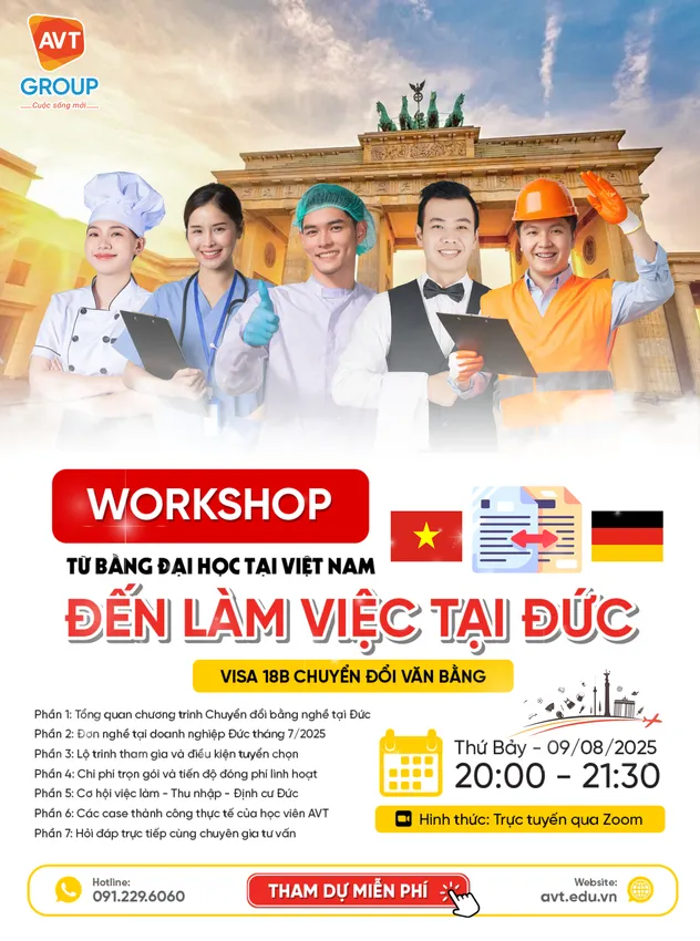 Workshop chuyển đổi bằng 18B