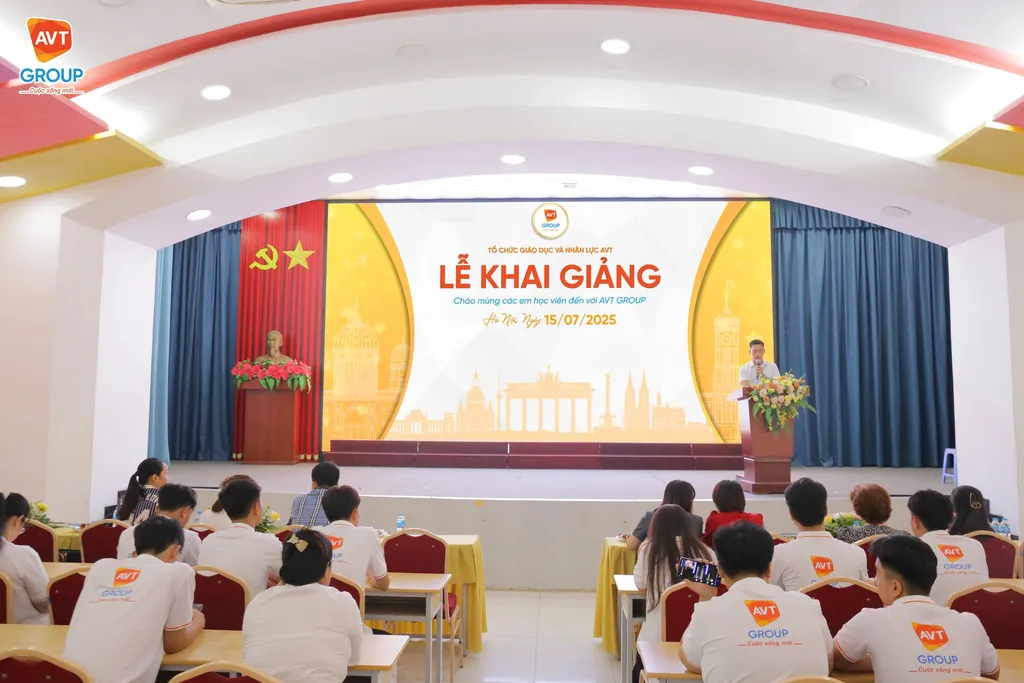 AVT Group Khai Giảng 15/07 – Hành Trình Chinh Phục Giấc Mơ Đức Bắt Đầu Từ Đây 3 Chia sẻ thực tế trong buổi lễ khai giảng