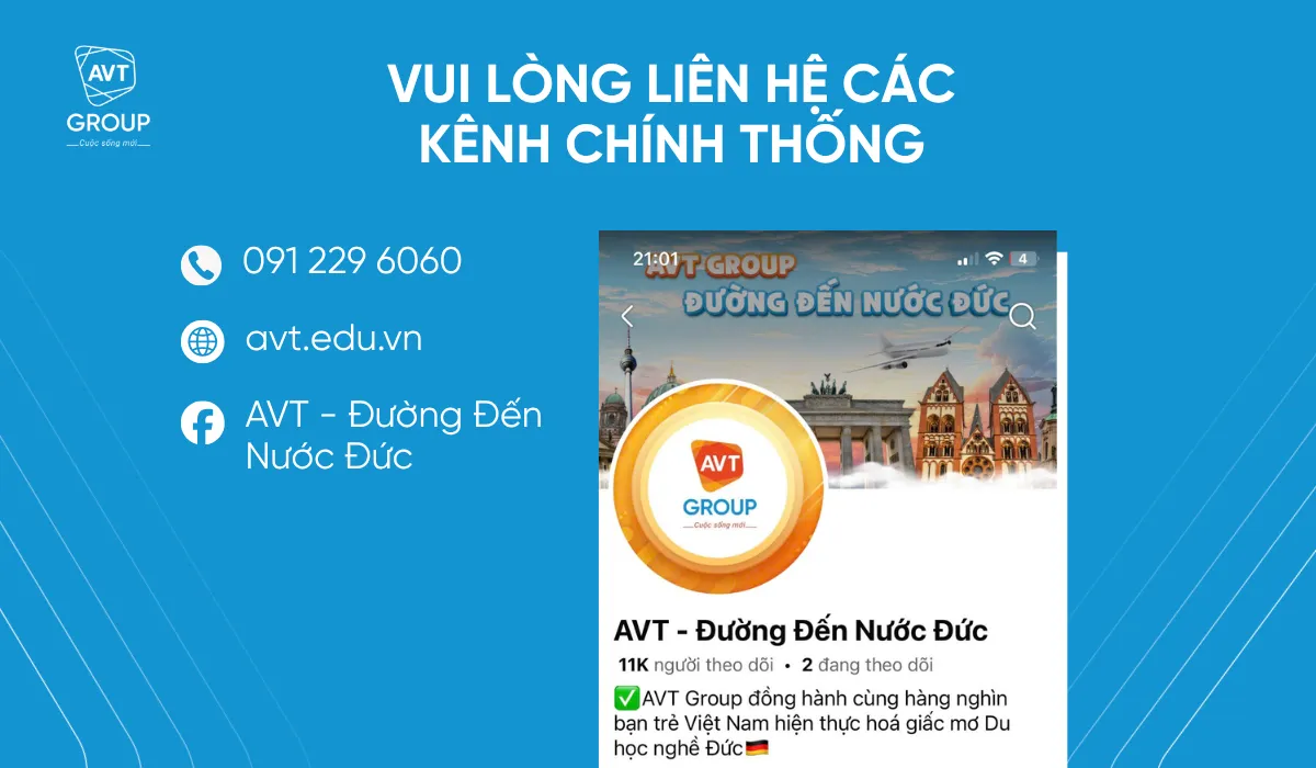THÔNG BÁO CHÍNH THỨC VỀ VIỆC FANPAGE “AVT – DU HỌC NGHỀ ĐỨC” BỊ CHIẾM QUYỀN TRUY CẬP 3 7 2