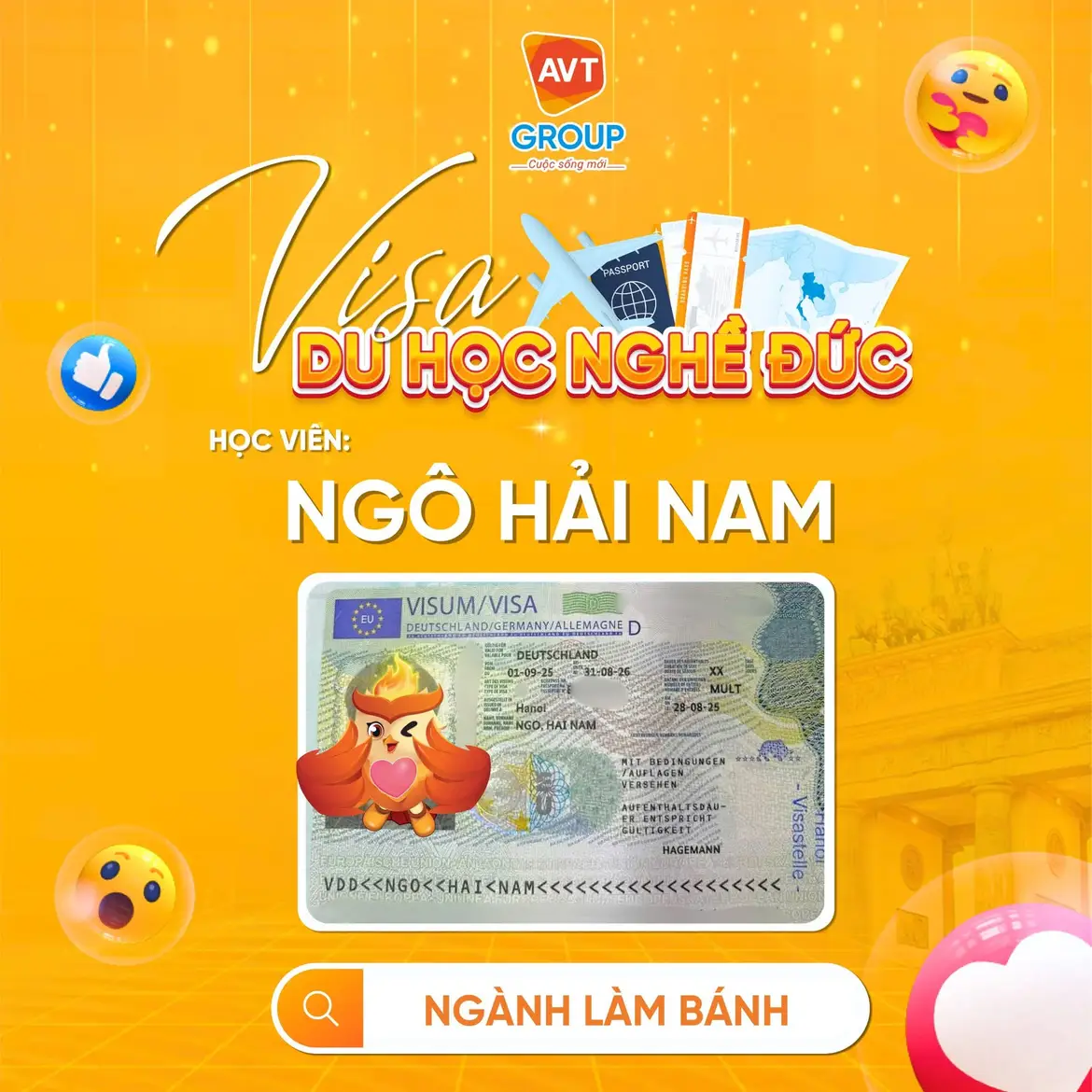 AVT Group chúc mừng các bạn học viên đỗ visa du học nghề Đức kỳ tháng 09/2025 3 do-visa