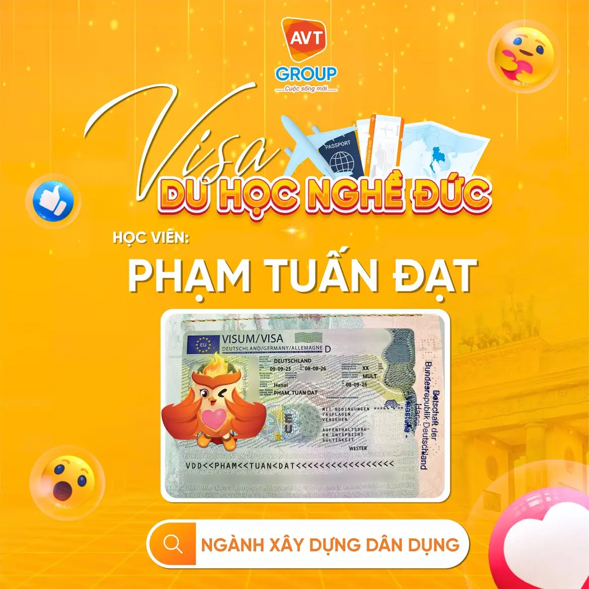 AVT Group chúc mừng các bạn học viên đỗ visa du học nghề Đức kỳ tháng 09/2025 5 do-visa