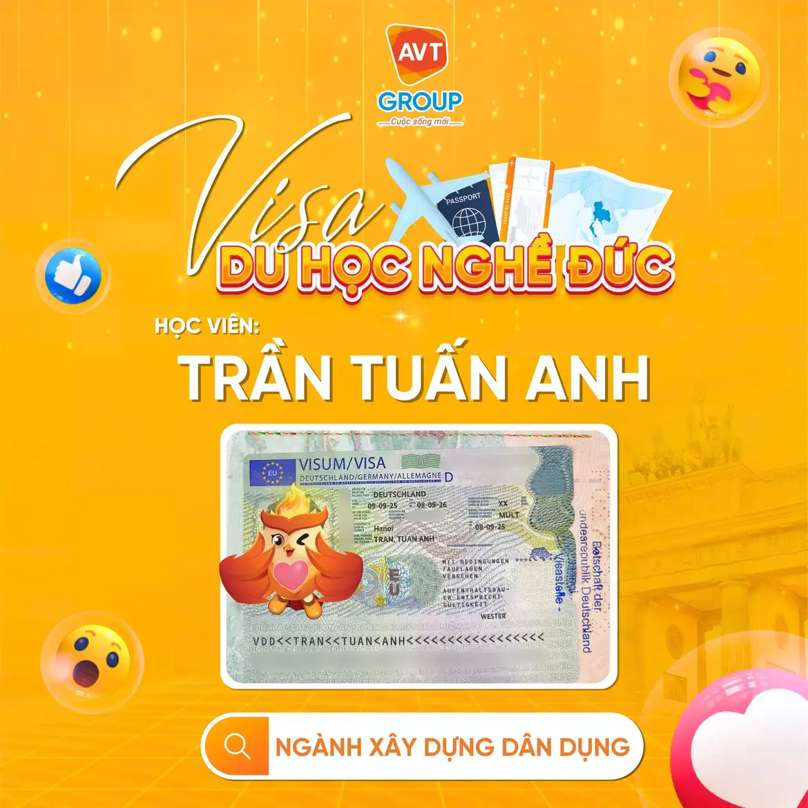 AVT Group chúc mừng các bạn học viên đỗ visa du học nghề Đức kỳ tháng 09/2025 6 do-visa