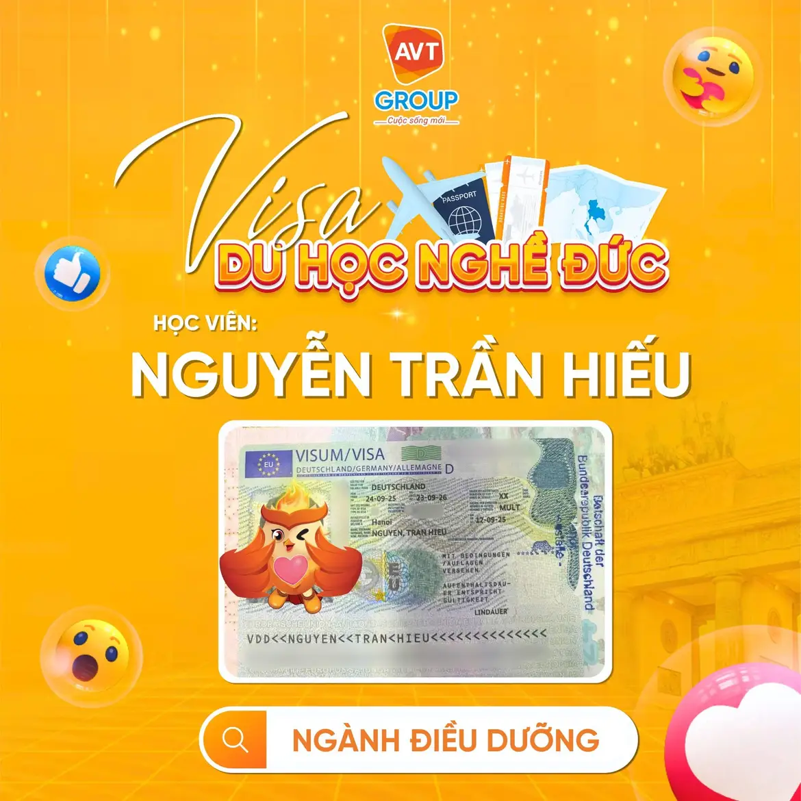 AVT Group chúc mừng các bạn học viên đỗ visa du học nghề Đức kỳ tháng 09/2025 9 do-visa