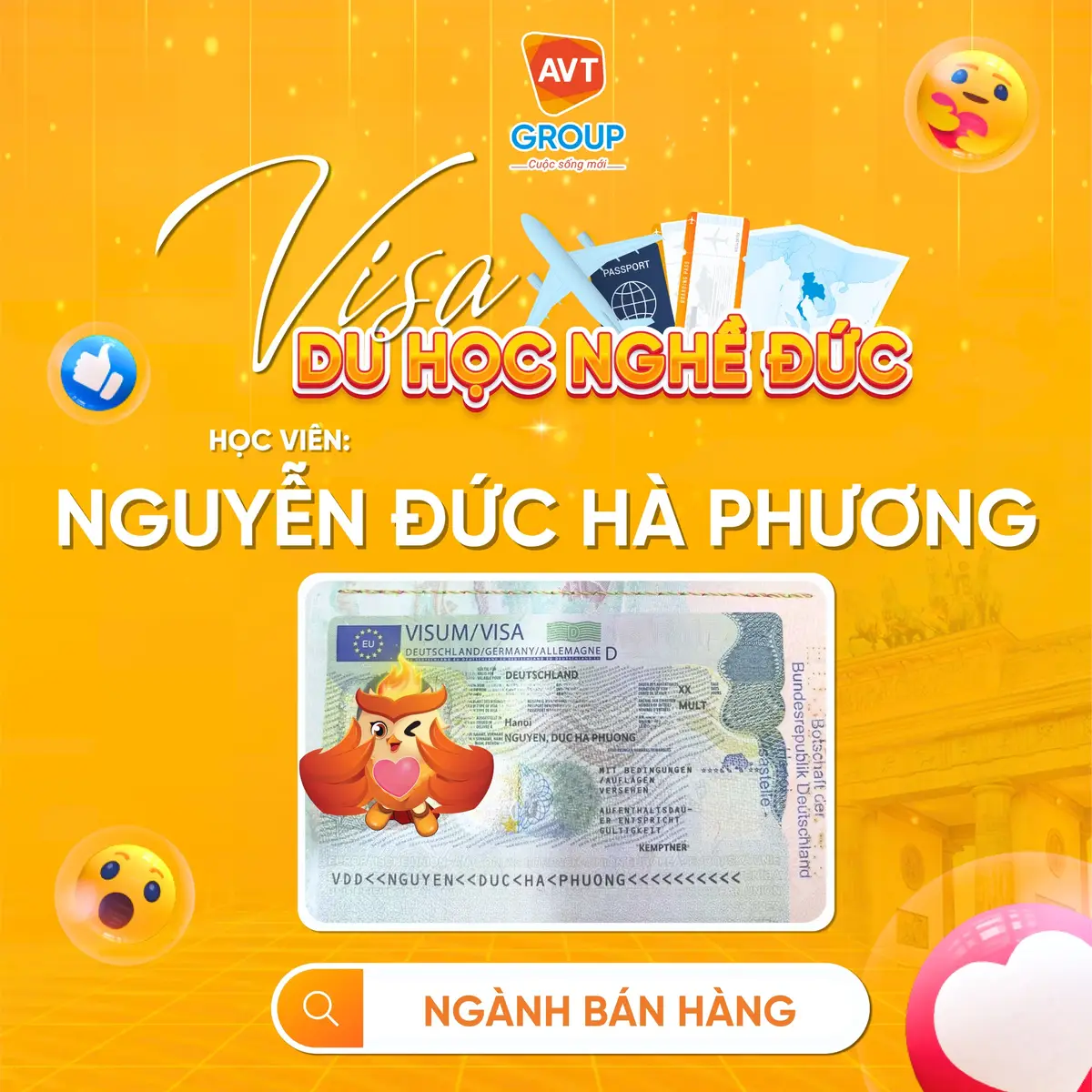 AVT Group chúc mừng các bạn học viên đỗ visa du học nghề Đức kỳ tháng 10/2025 (Phần 1) 5 visa - du -hoc-nghe-duc