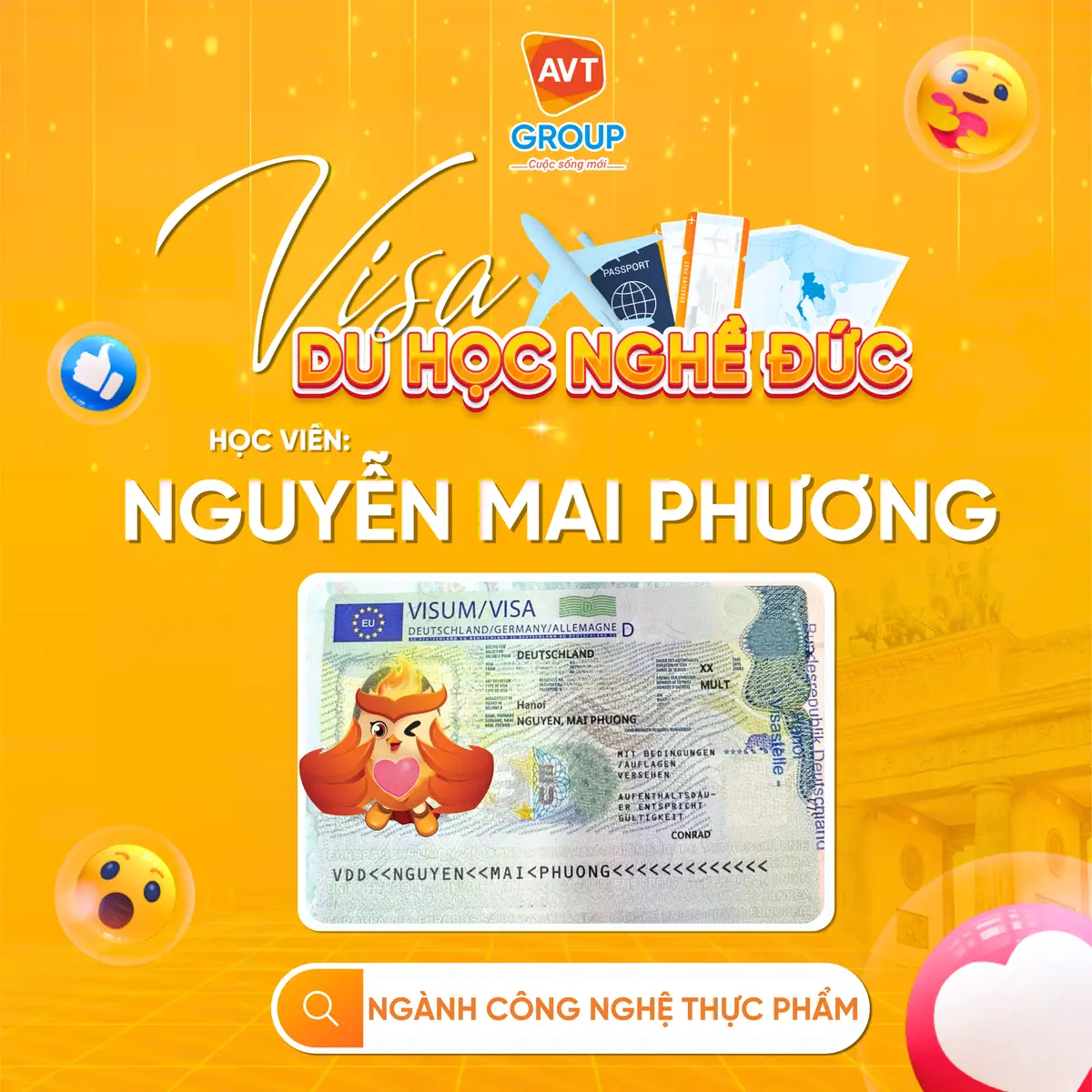 AVT Group chúc mừng các bạn học viên đỗ visa du học nghề Đức kỳ tháng 10/2025 (Phần 2) 14 image13