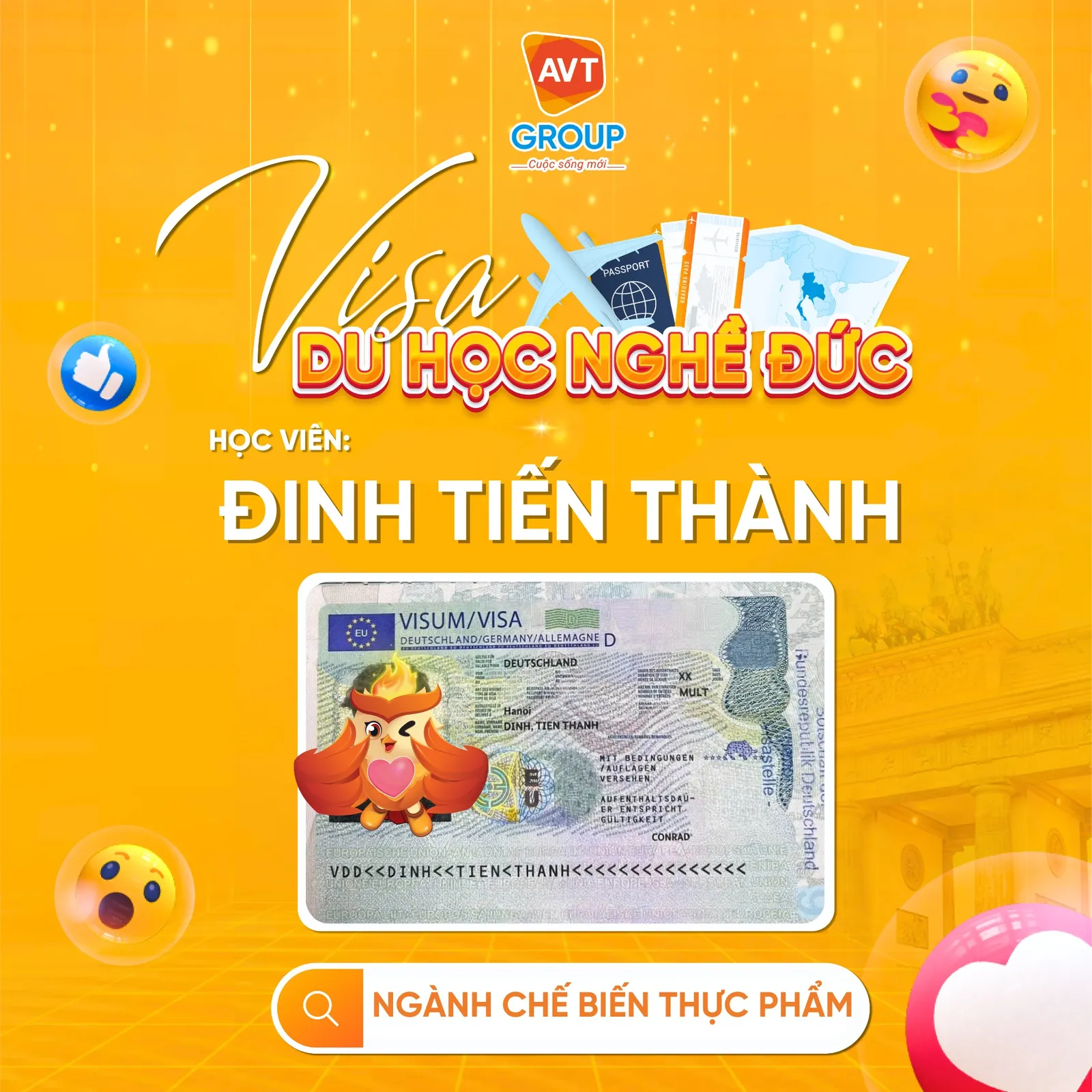 visa du hoc nghe