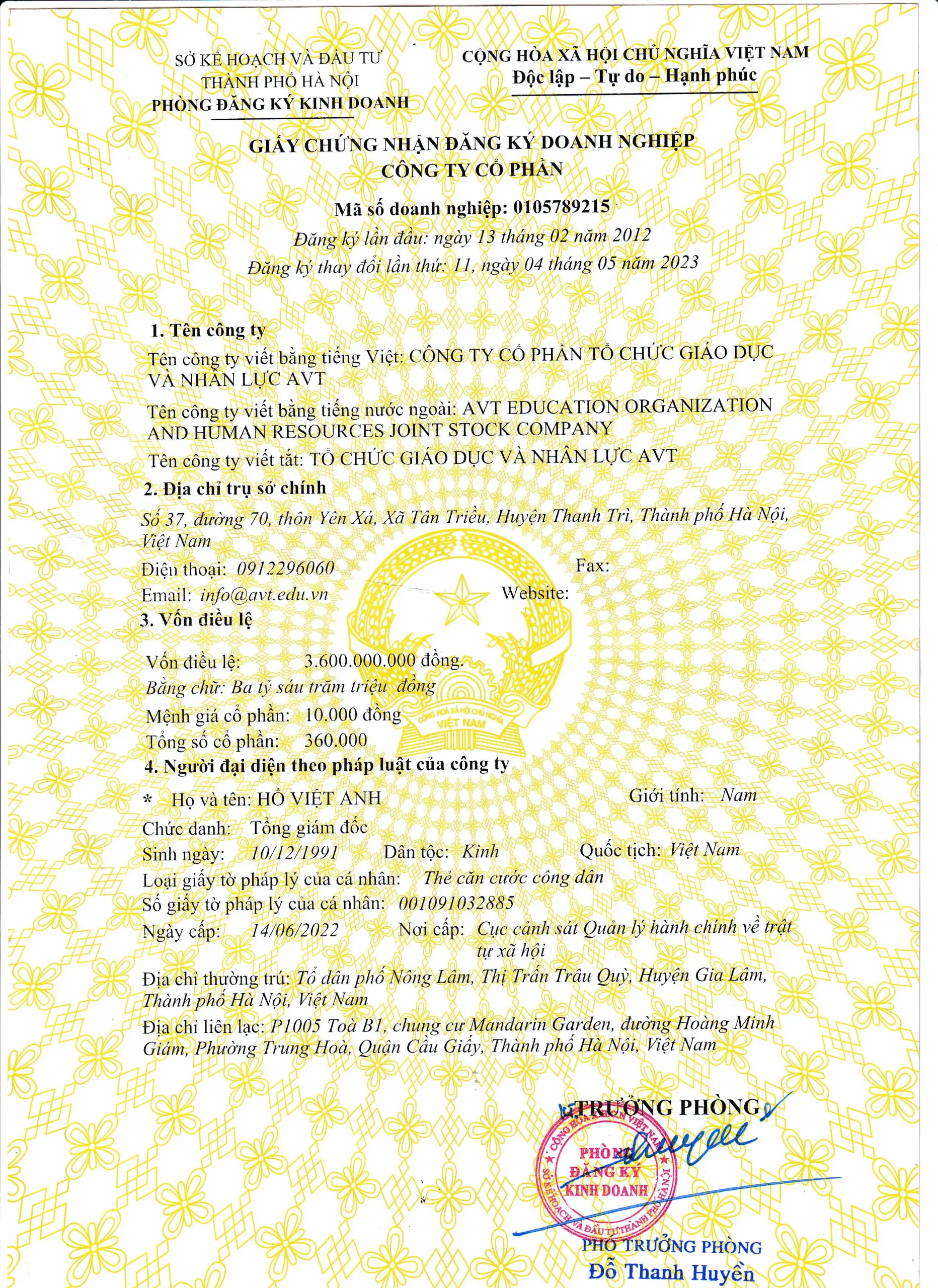 1. DKKD cong ty AVT scaled