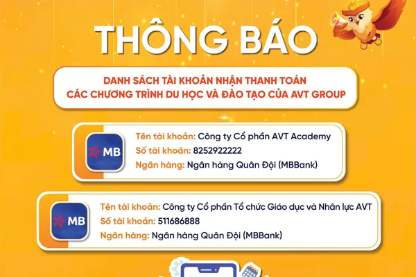 🚨 QUAN TRỌNG: DANH SÁCH TÀI KHOẢN NHẬN THANH TOÁN CỦA AVT GROUP 🚨 2 AVT.MKT Size anh bia web2023
